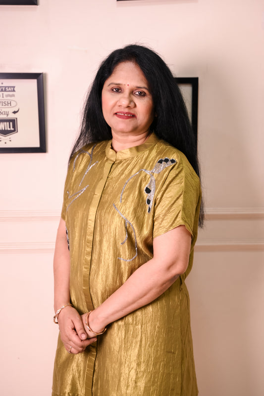 Crushed embellished cords