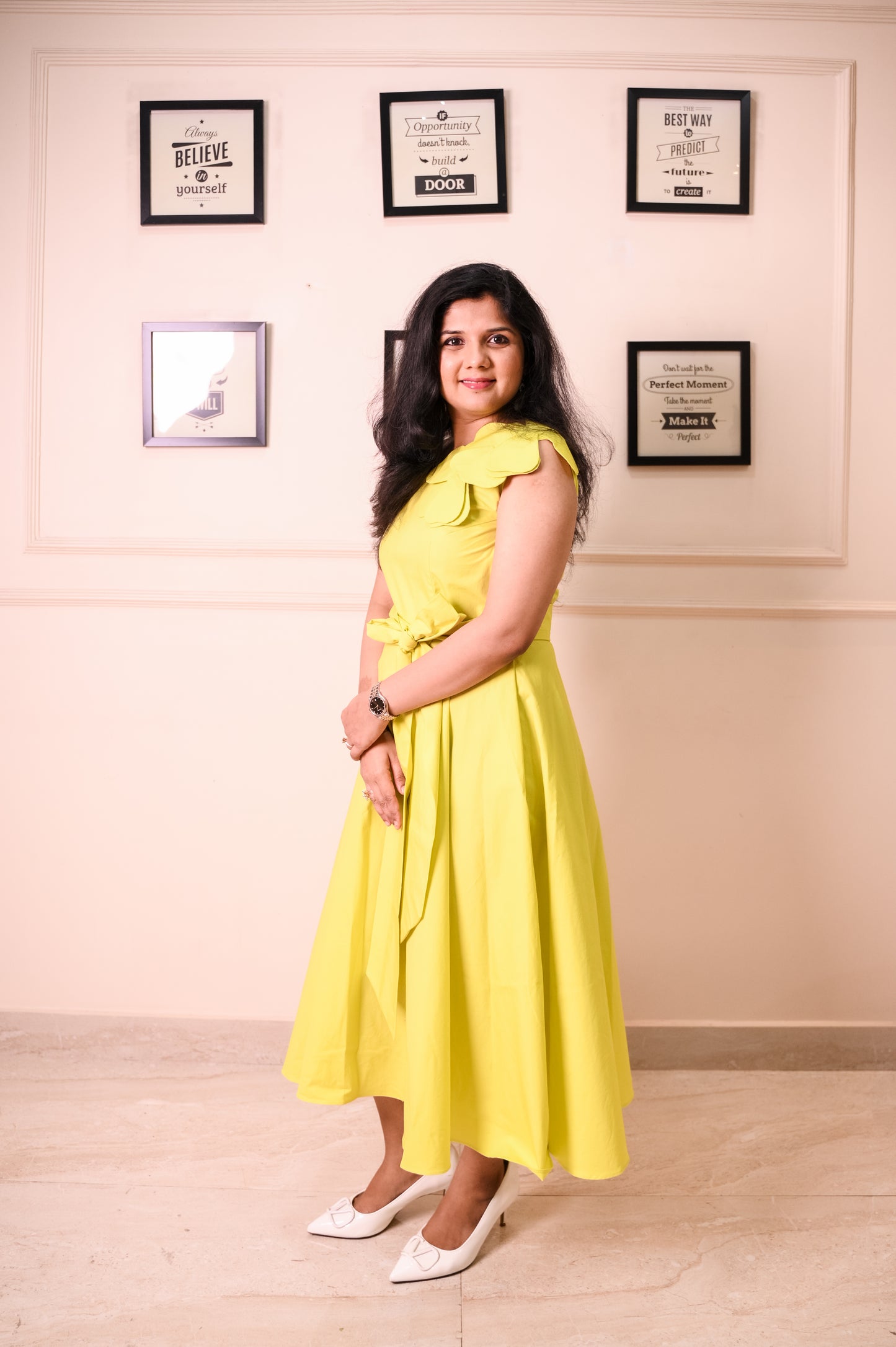 Nuon Flower Midi Dress