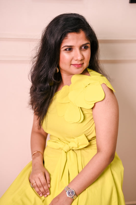 Nuon Flower Midi Dress