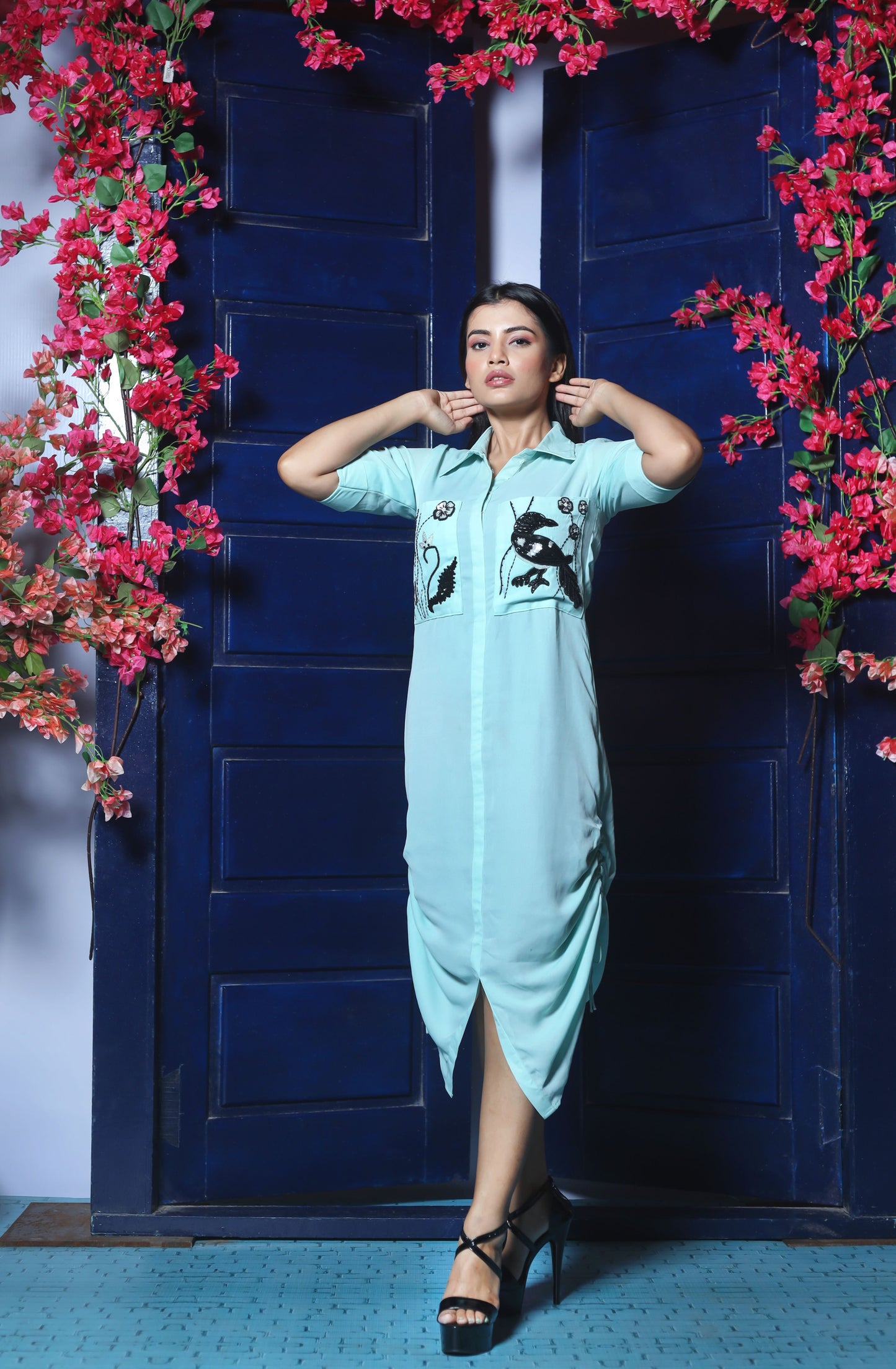 Crow Side Roughing Dress