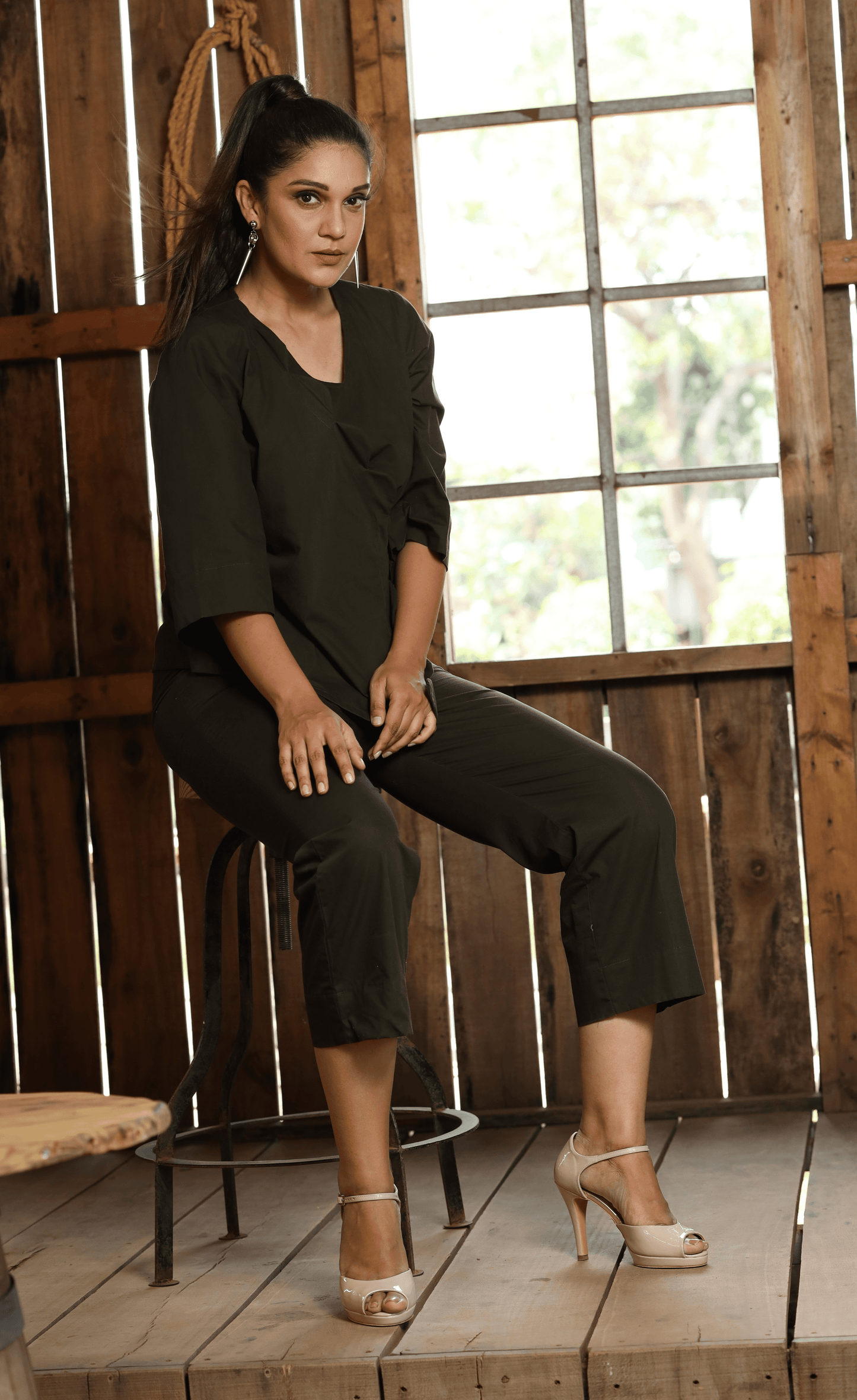 Green Poplin Co-ord Set