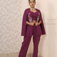 LAVENDER PURPLE CAPE JACKET CORD