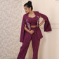 LAVENDER PURPLE CAPE JACKET CORD