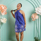 Halter flower bloom dress