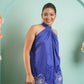 Halter flower bloom dress