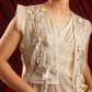 Golden bloom dress