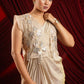Golden bloom dress