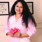 Pink Applique check tunic