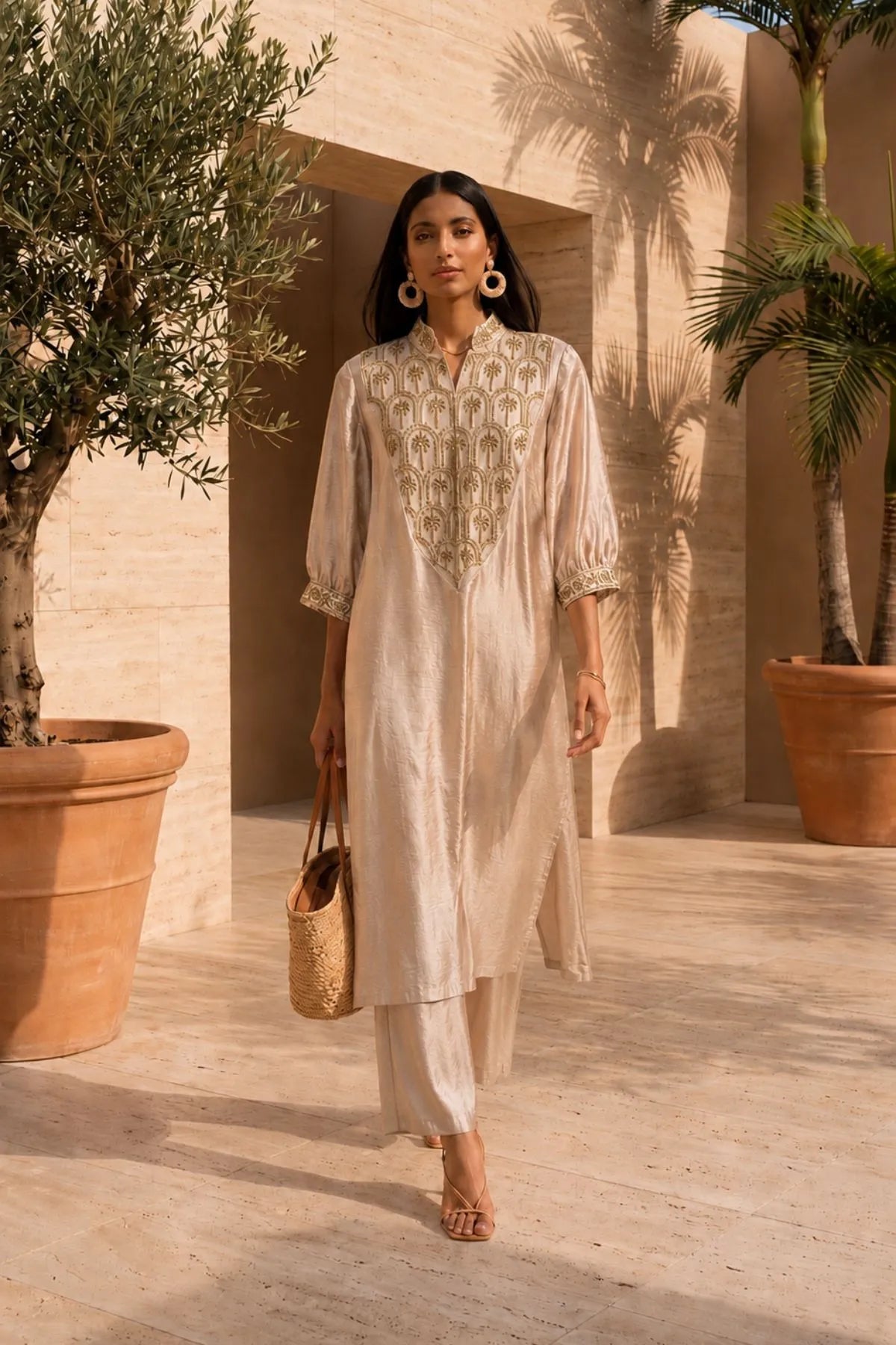 Palm Heritage Kurta Set