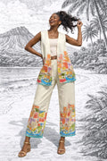 Santorini Bloom Vest Set