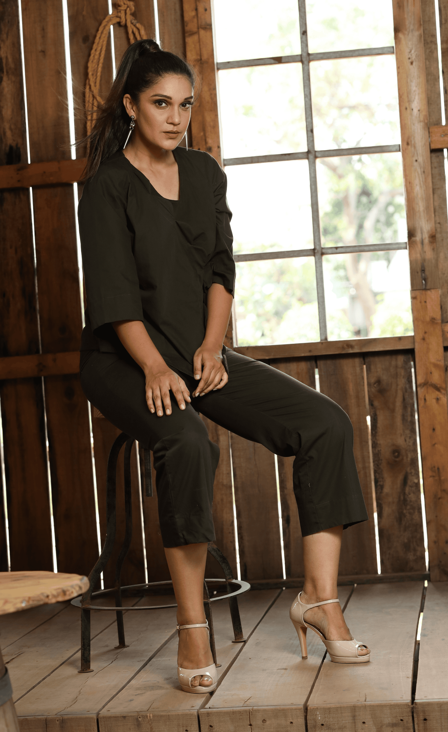 Green Poplin Co-ord Set